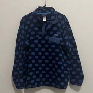 Patagonia Blue Polka Dot Sweatshirt